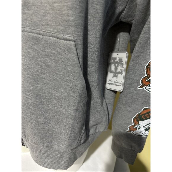 NEW CSU Colorado State Retro Rams Aggies Womens Zip Hoodie Jacket Medium NCAA - Picture 7 of 10